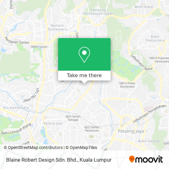 Blaine Robert Design Sdn. Bhd. map