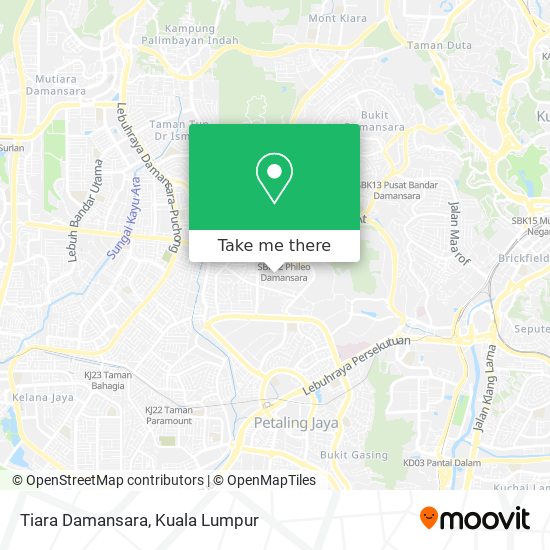 Peta Tiara Damansara