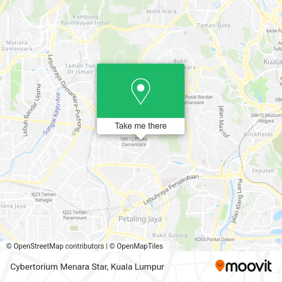 Cybertorium Menara Star map