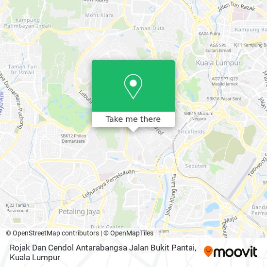 Peta Rojak Dan Cendol Antarabangsa Jalan Bukit Pantai