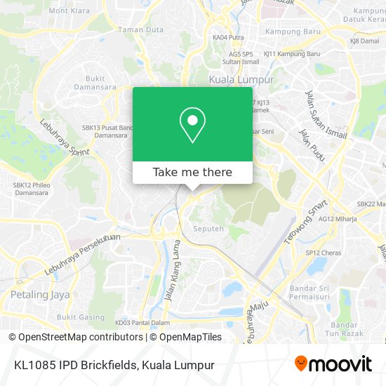 KL1085 IPD Brickfields map