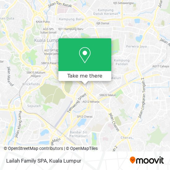Lailah Family SPA map