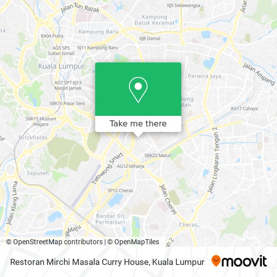 Restoran Mirchi Masala Curry House map