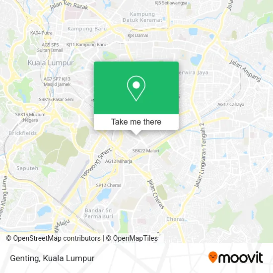 Genting map