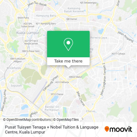 Pusat Tuisyen Tenaga + Nobel Tuition & Language Centre map