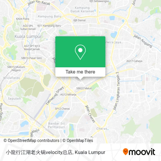 小龍行江湖老火锅velocity总店 map
