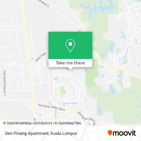 Seri Pinang Apartment map