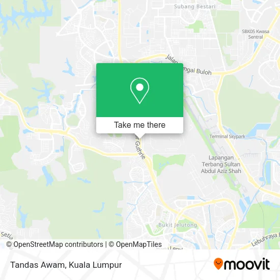 Tandas Awam map