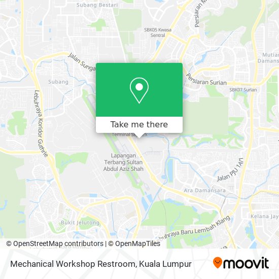 Mechanical Workshop Restroom map