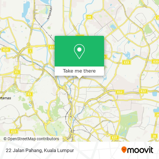 22 Jalan Pahang map