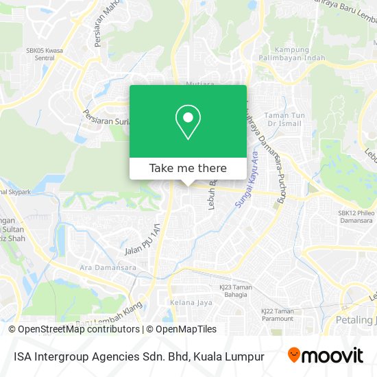 ISA Intergroup Agencies Sdn. Bhd map