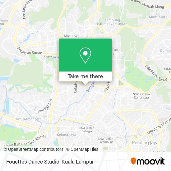 Fouettes Dance Studio map