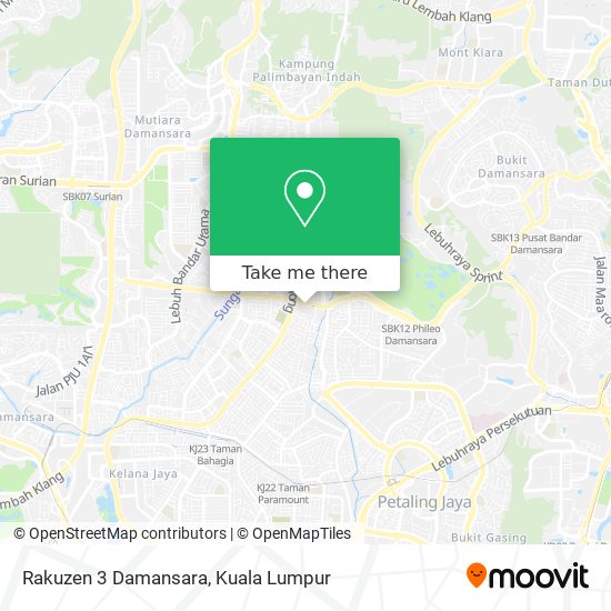 Peta Rakuzen 3 Damansara