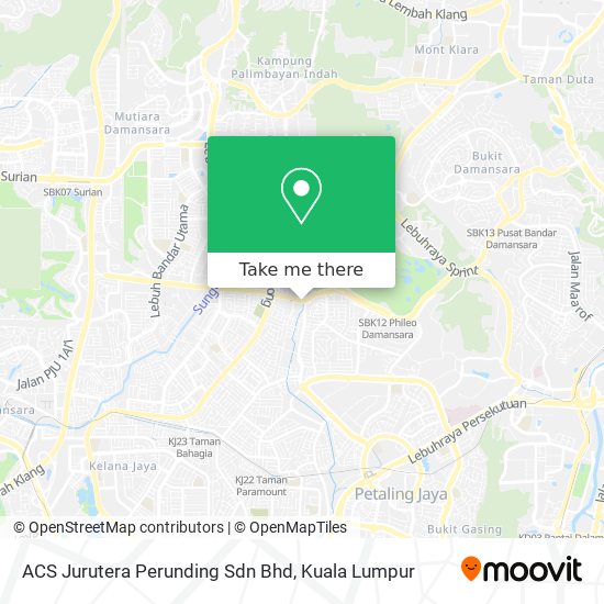 Peta ACS Jurutera Perunding Sdn Bhd