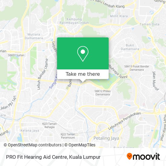 PRO Fit Hearing Aid Centre map