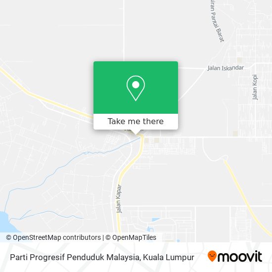 Parti Progresif Penduduk Malaysia map