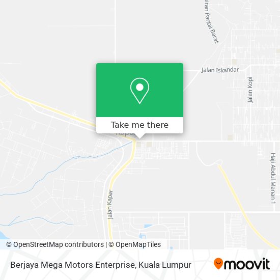 Peta Berjaya Mega Motors Enterprise