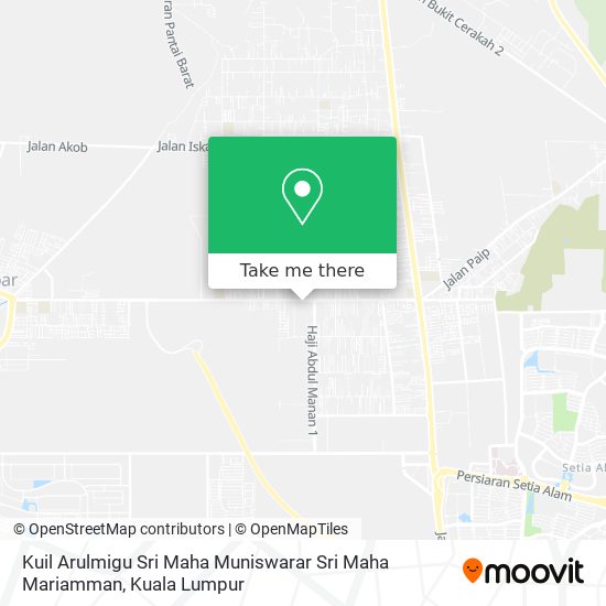 Kuil Arulmigu Sri Maha Muniswarar Sri Maha Mariamman map
