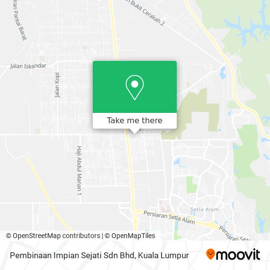 Pembinaan Impian Sejati Sdn Bhd map