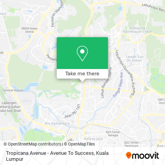 Tropicana Avenue - Avenue To Success map