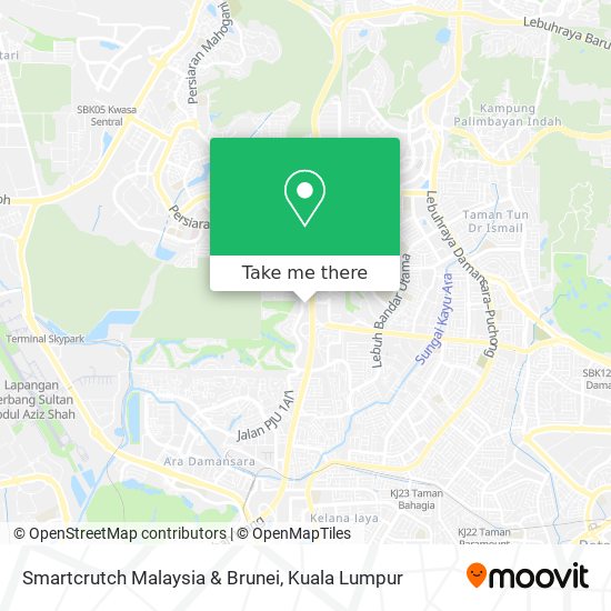 Smartcrutch Malaysia & Brunei map