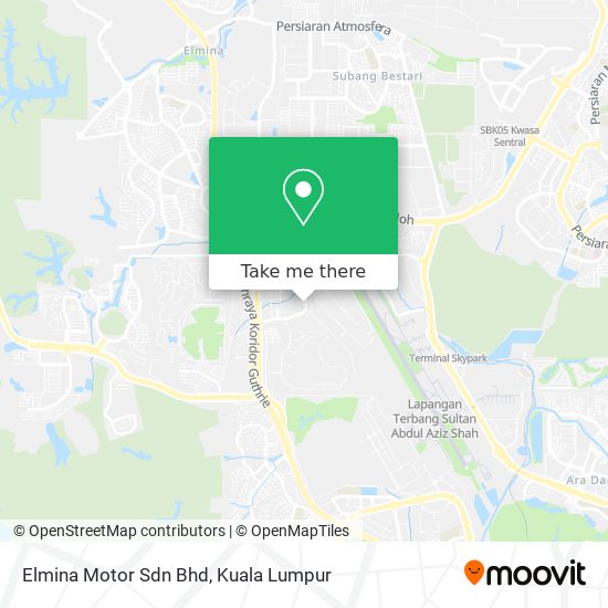 Elmina Motor Sdn Bhd map