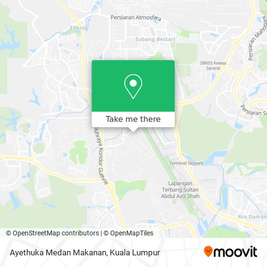 Ayethuka Medan Makanan map