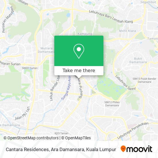 Peta Cantara Residences, Ara Damansara
