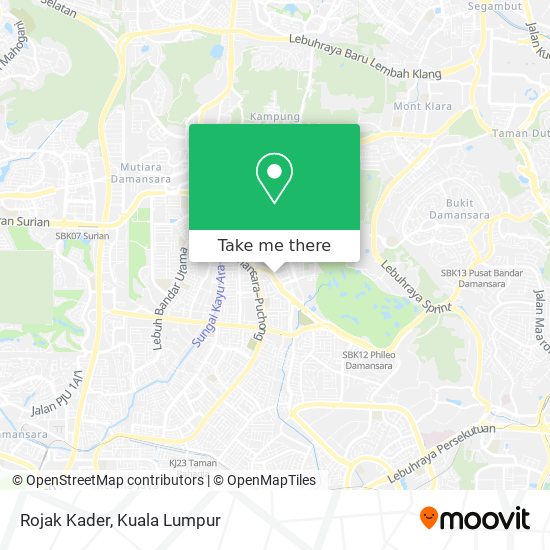 Rojak Kader map