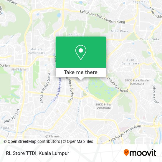 RL Store TTDI map