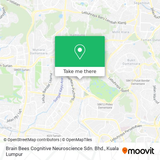 Brain Bees Cognitive Neuroscience Sdn. Bhd. map
