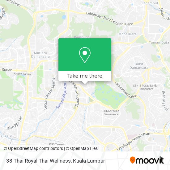 38 Thai Royal Thai Wellness map