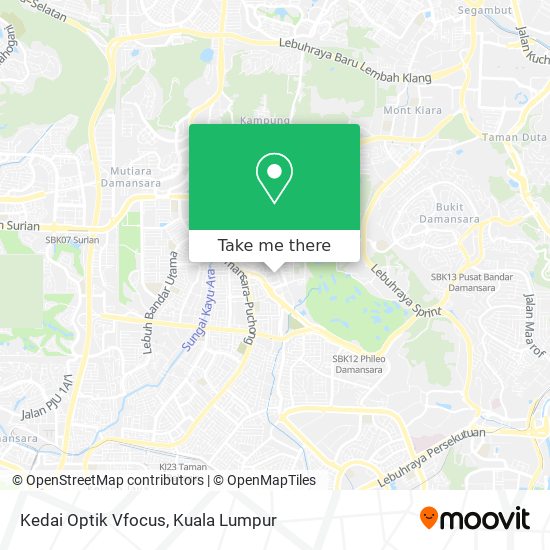 Peta Kedai Optik Vfocus