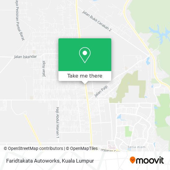 Faridtakata Autoworks map