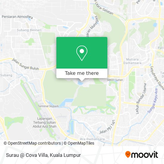 Peta Surau @ Cova Villa