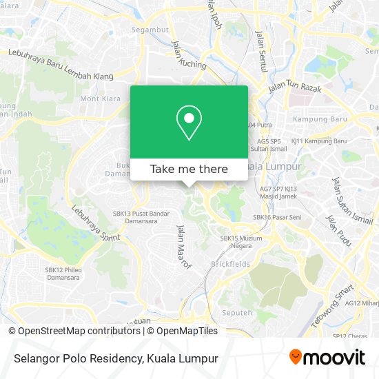 Peta Selangor Polo Residency