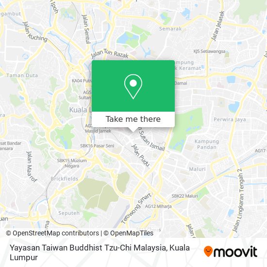 Yayasan Taiwan Buddhist Tzu-Chi Malaysia map
