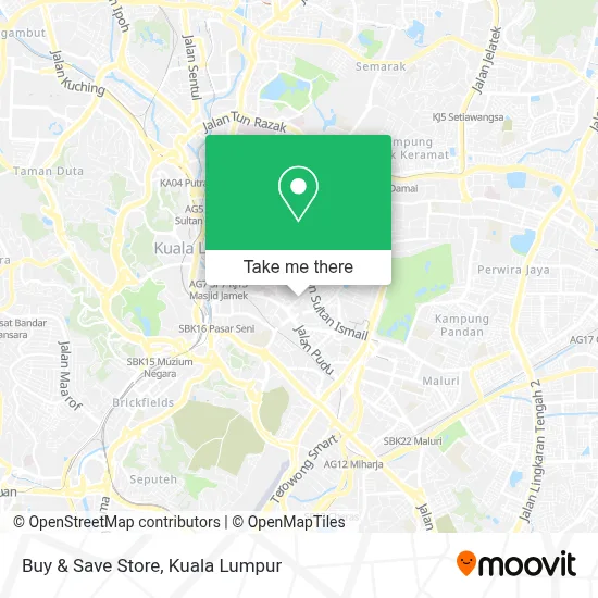 Buy & Save Store map