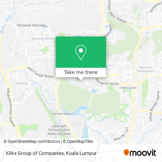 Klikx Group of Companies map
