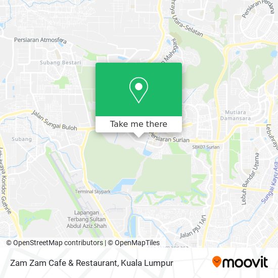 Zam Zam Cafe & Restaurant map