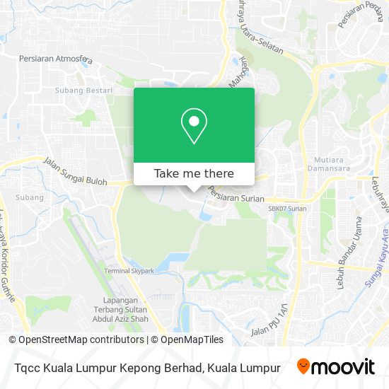 Tqcc Kuala Lumpur Kepong Berhad map