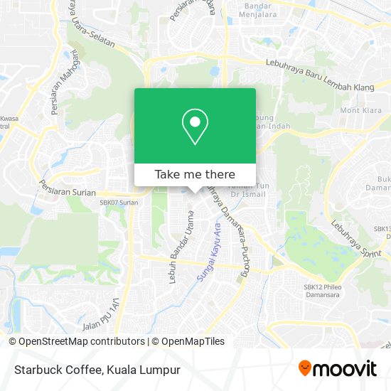 Starbuck Coffee map