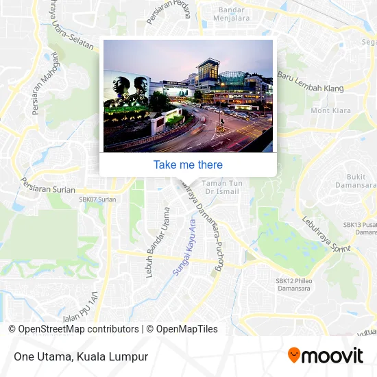 One Utama map