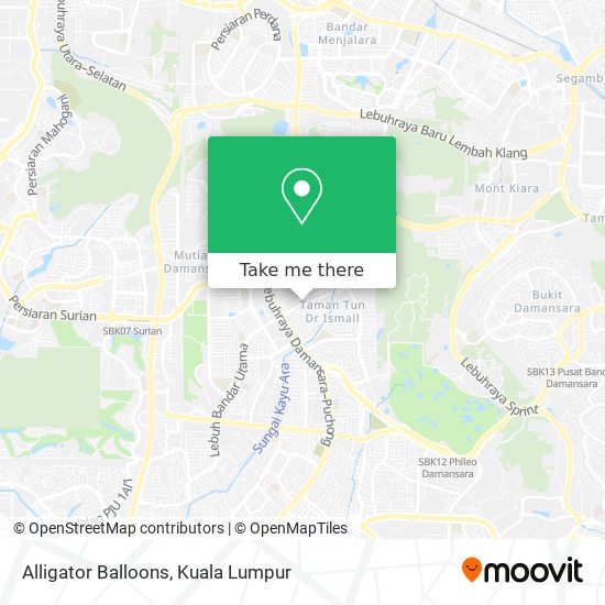 Alligator Balloons map