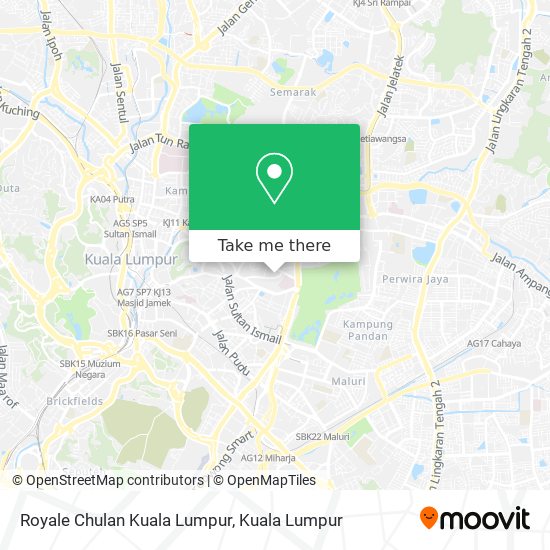 Peta Royale Chulan Kuala Lumpur