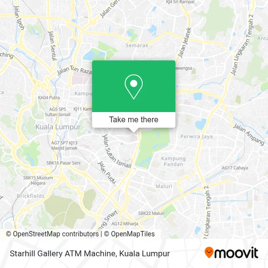 Starhill Gallery ATM Machine map