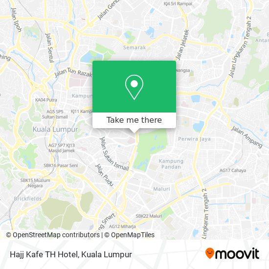 Hajj Kafe TH Hotel map