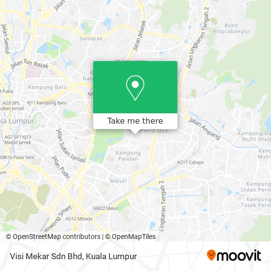 Visi Mekar Sdn Bhd map