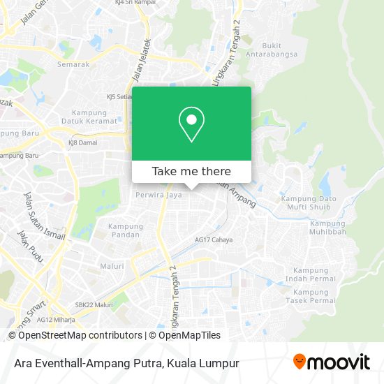 Ara Eventhall-Ampang Putra map