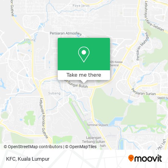 KFC map